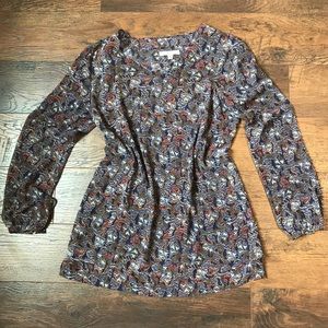 Long Sleeve Sheer Tunic